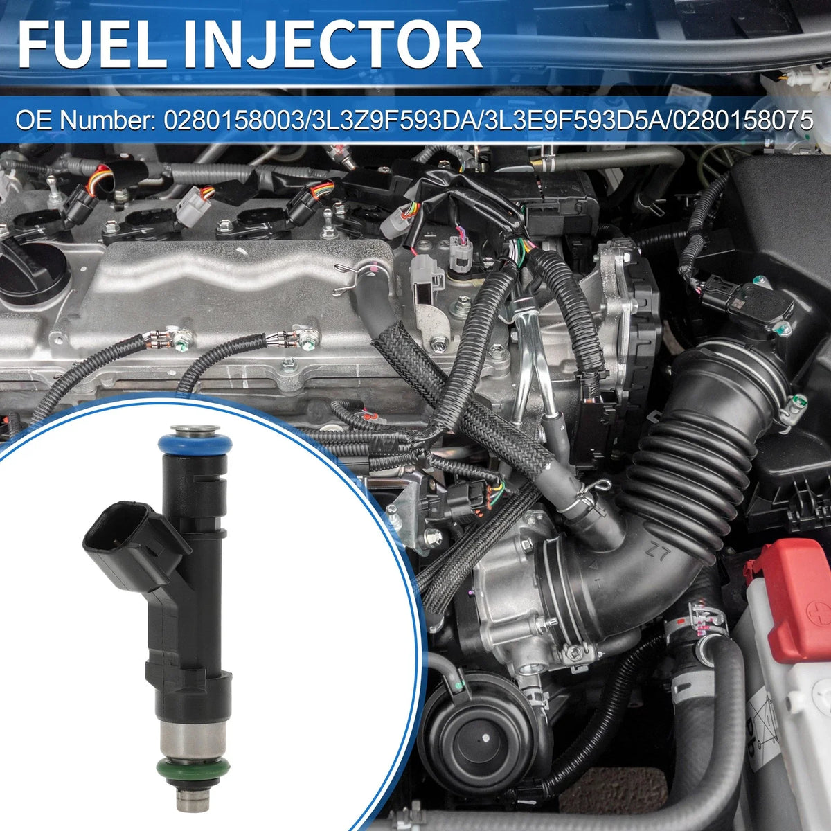 Fuel Injector No.0280158003/3L3Z9F593DA for Ford F150 (2004)
