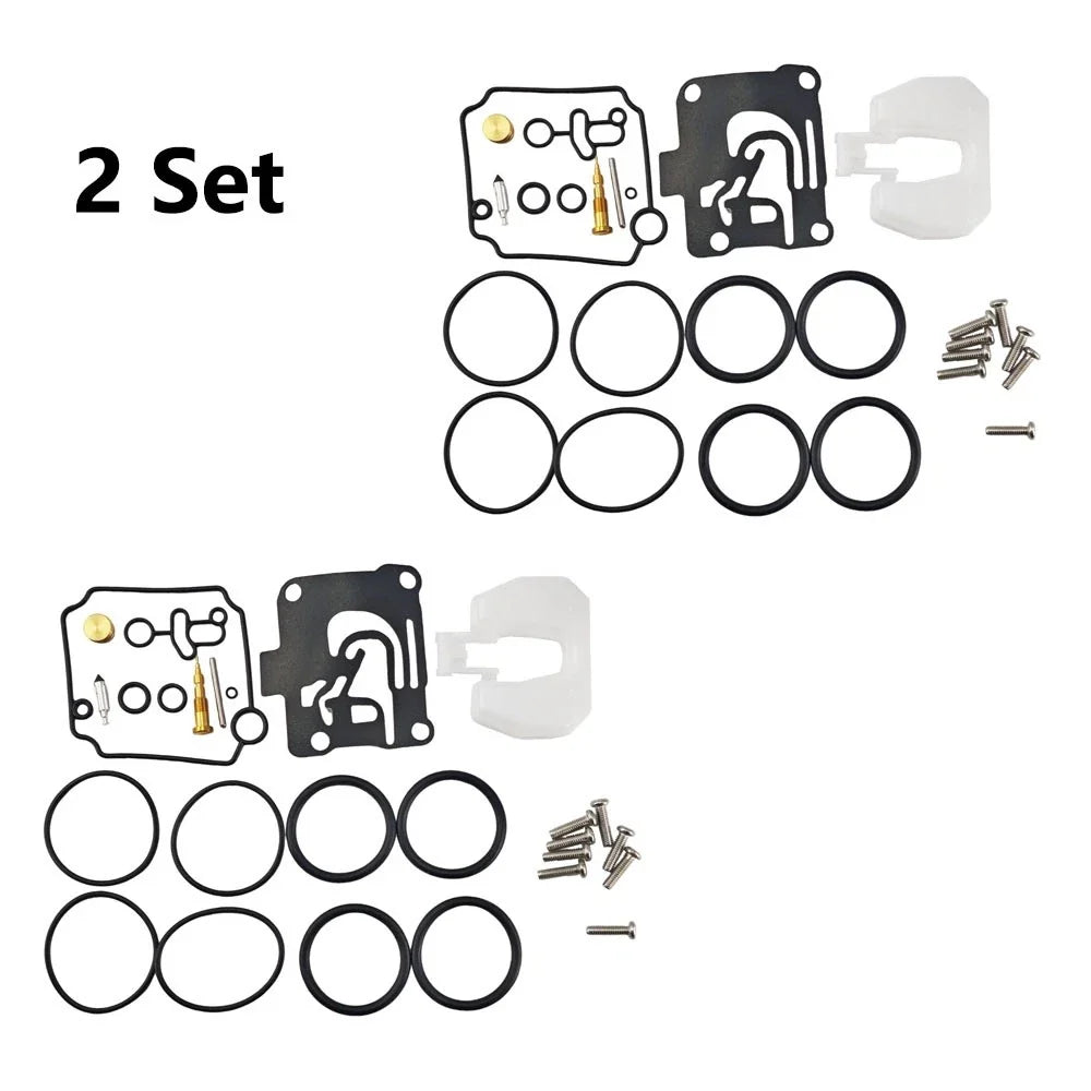 2X Carburetor Rebuild Kit for Yamaha 4Stroke 40 50HP (62Y-W0093-10)