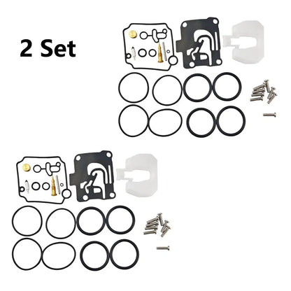 2X Carburetor Rebuild Kit for Yamaha 4Stroke 40 50HP (62Y-W0093-10)