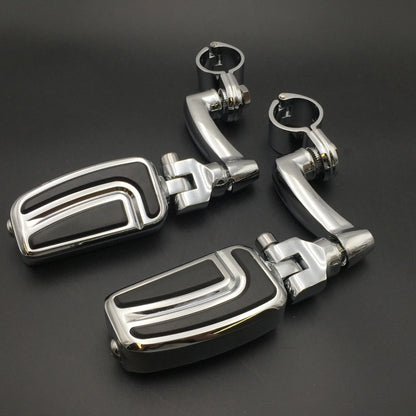 AirFlow Foot Pegs 25mm Chrome for Honda VTX1300 Shadow GoldWing Valkyrie
