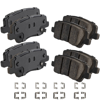 Brake Disc with Ceramic Pad Kit for 2016-2017 Cadillac ATS