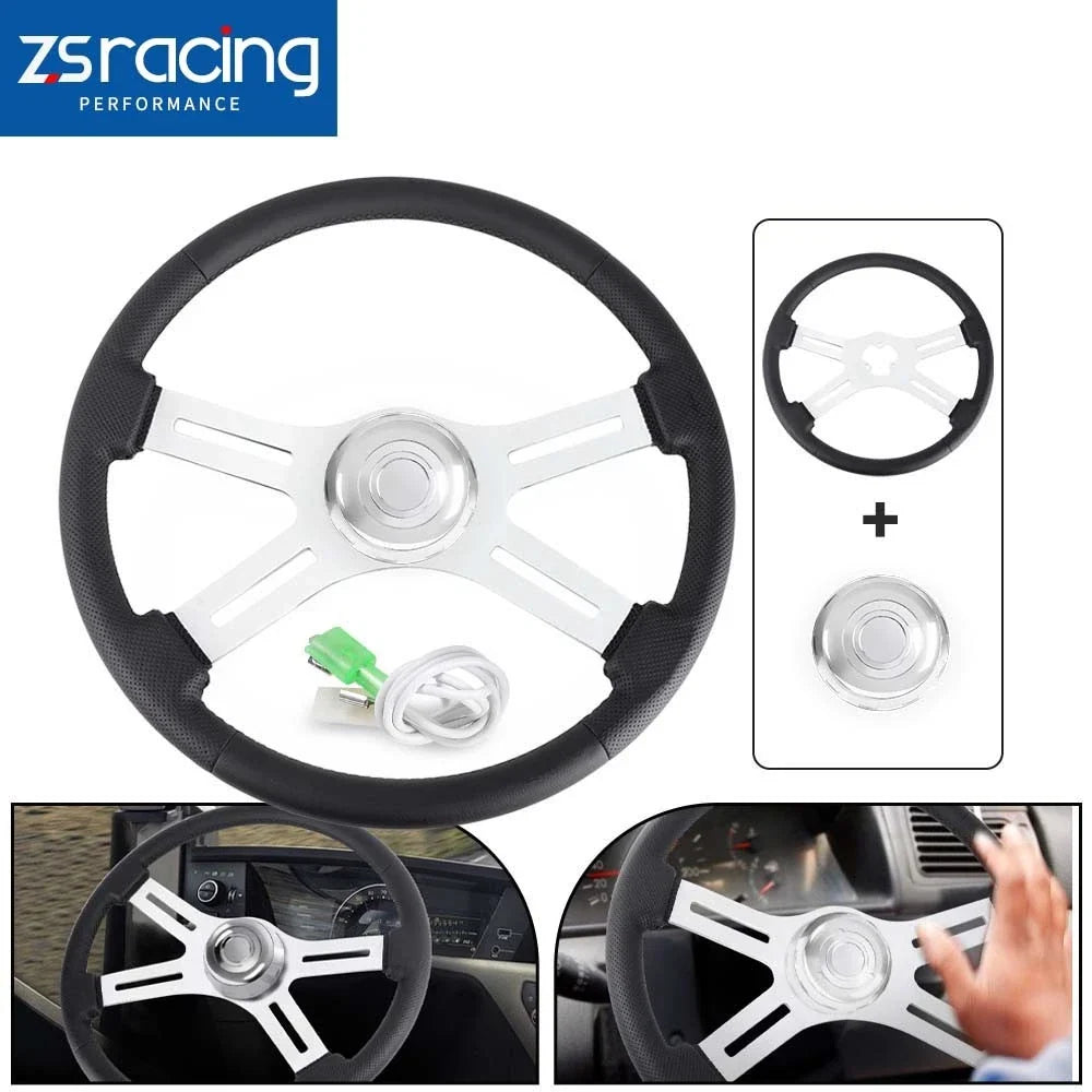 18" Wood Steering Wheel for Classic Truck