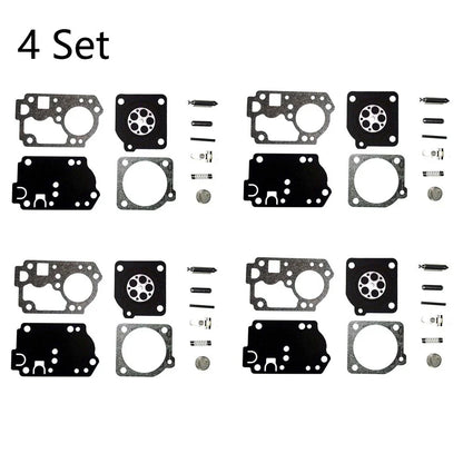 Set of 4 Carburetor Gasket Repair Kit for Zama RB-142, Homelite C1U-W32, C1U-W32A
