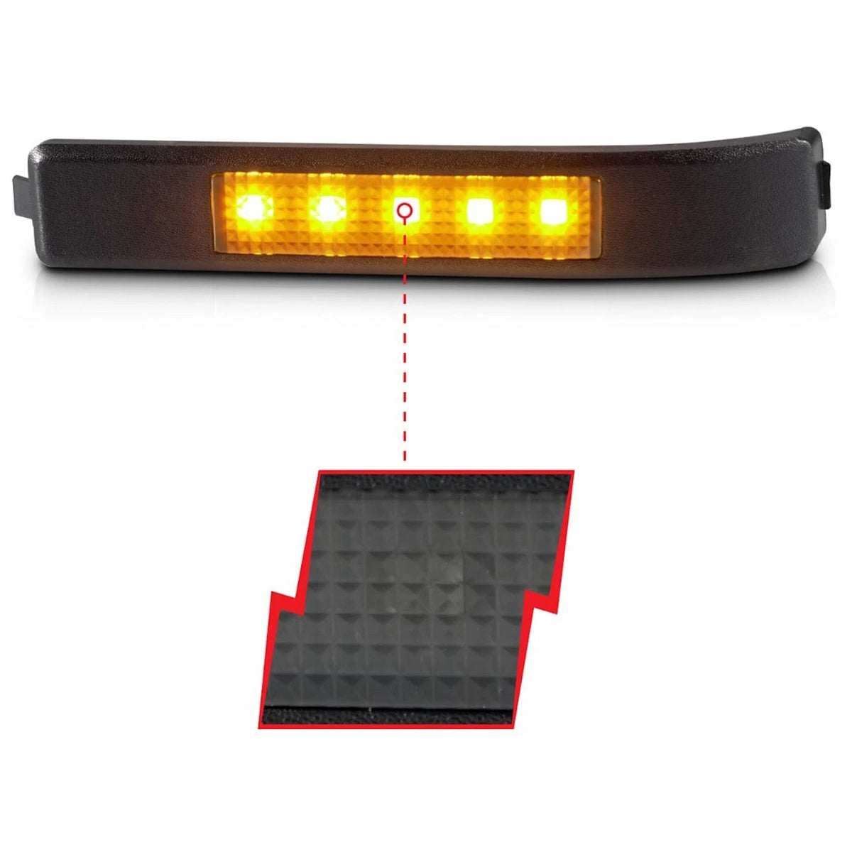 Set of 2 Turn Signal Lights for Anzo 861114 (Front Driver & Passenger Side)