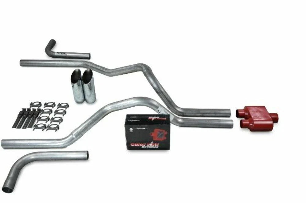 2.5" Dual Exhaust Kit with Cherry Bomb Tip for Dodge Ram 1500 (2019–2025)