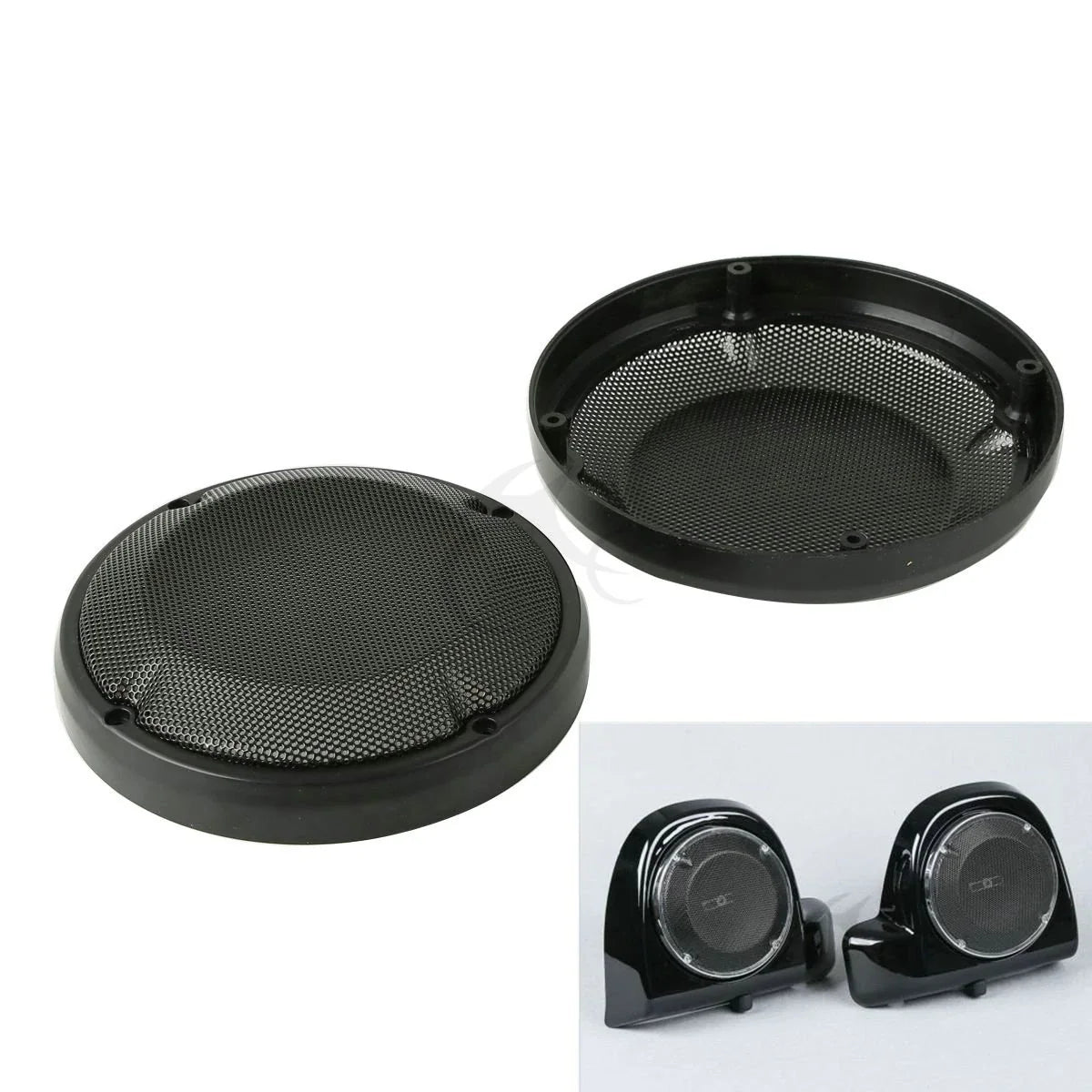 Lower Vented Fairing Speaker Grills for Harley Street Glide (1983–2024)