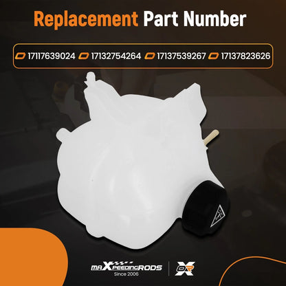 Overflow Tank with Cap for Mini Cooper Paceman 2007 to 2016