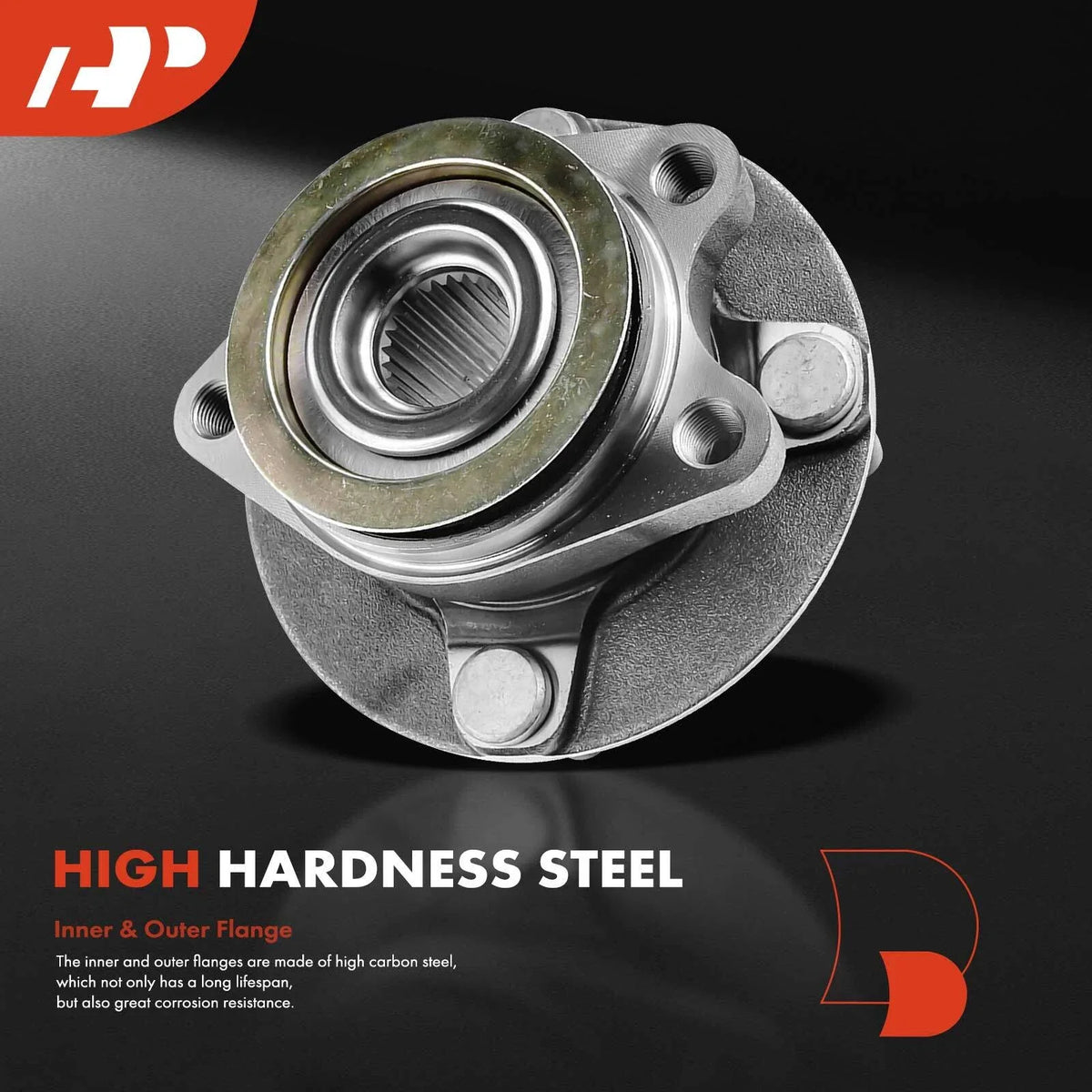 Front Wheel Hub & Bearing Assembly - 2 Pack for Nissan Cube 2009-2014