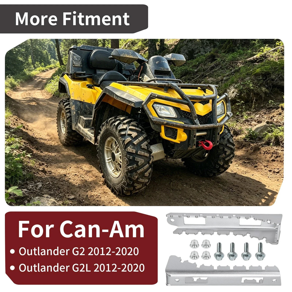 Footpeg Assembly for Can-Am Outlander G2 G2L 2012-2020 #715001131
