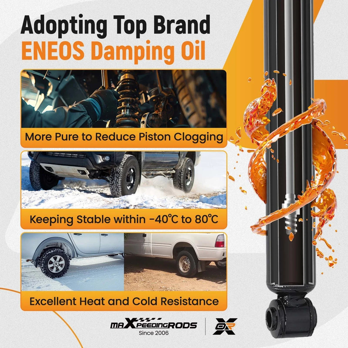 Front Struts and Shocks Assembly Pair for 1994-2001 Dodge Ram 1500