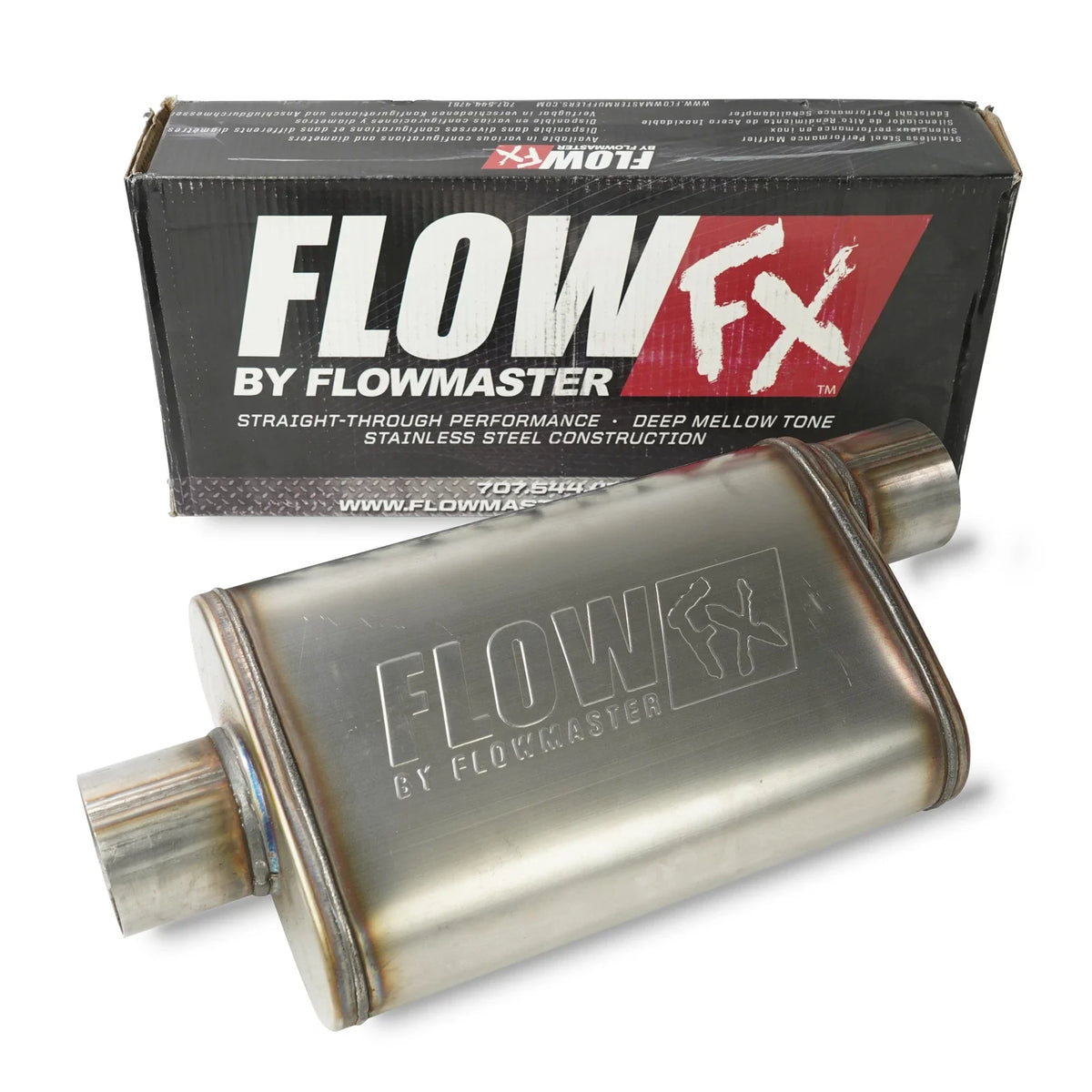 Dual Exhaust Kit 2.5" Flowmaster Flow FX Side Exit for Ford F-Series (1967–1972)