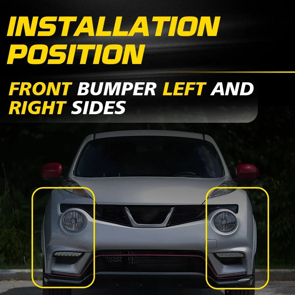 2X Bumper Support Brackets for Nissan Juke (2011–2014)