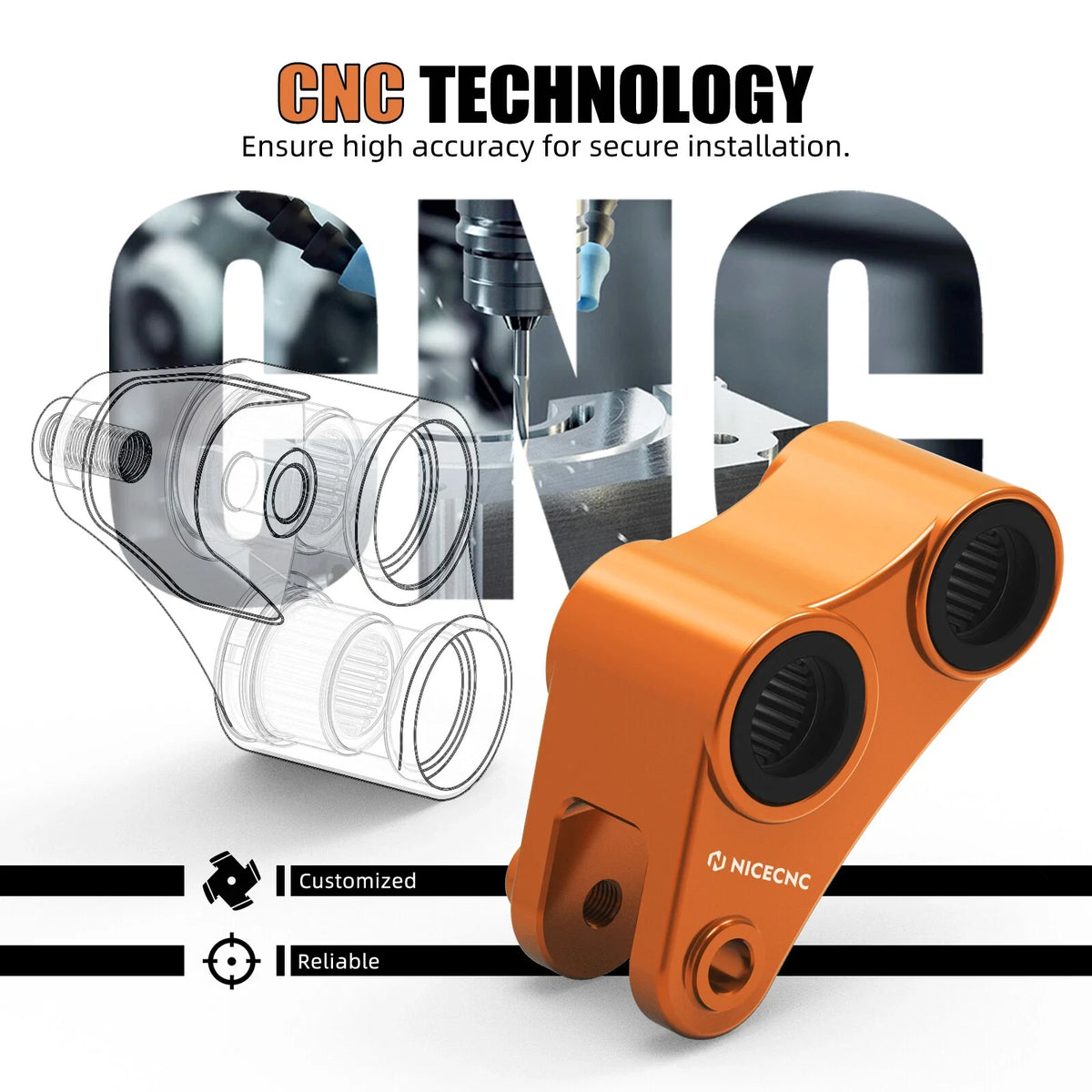 Rear Lowering Link 40mm for KTM 690 Enduro 2008-2018