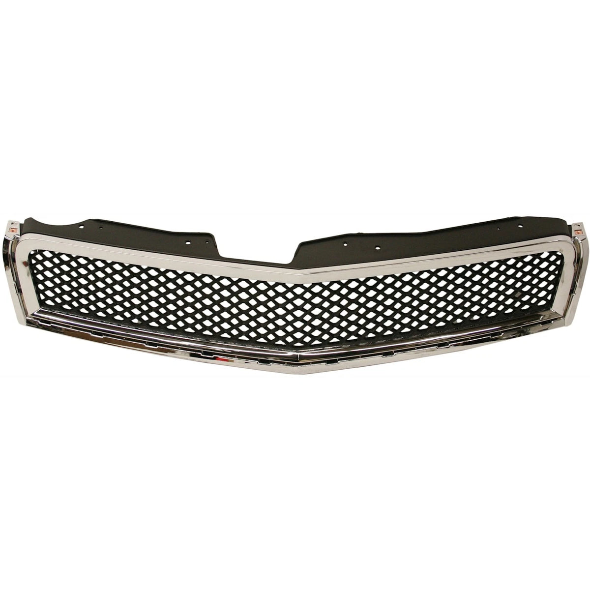 Grille for Chevrolet Traverse (2009–2012) Upper Chrome Shell w/ Black Insert
