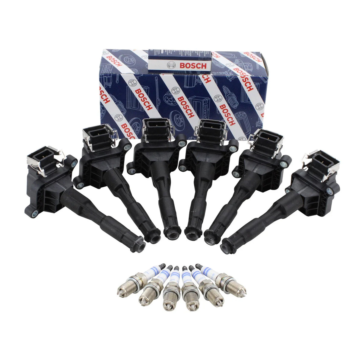6 Ignition Coils and Spark Plugs for BMW E36 E39 E46 (1998-2006)