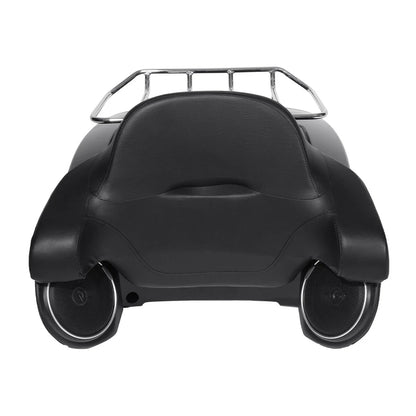 Speakers Mounting Rack Trunk Backrest Pad for Harley Touring 2014-2026