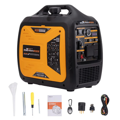 Remote Start Gas Powered 5000W Portable Inverter Generator