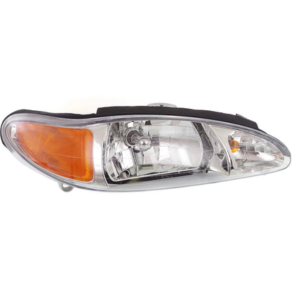 Set of 2 Halogen Headlights for Ford Escort (1997–2002) w/ Bulbs