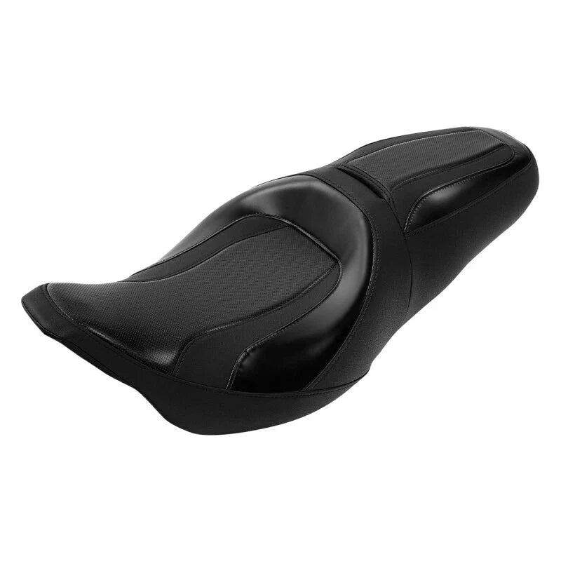 Black Seat for Driver and Passenger - Harley Touring Electra Glide 09-23