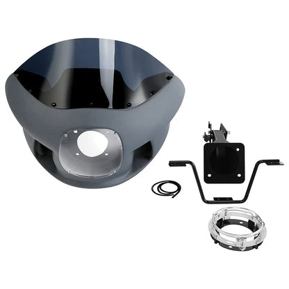 7" Headlight Front Upper Fairing Cowl Mount for Harley Low Rider (2018–2025)