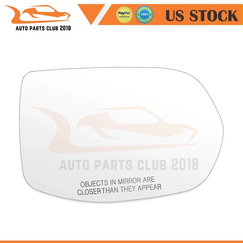 Right Non-Heated Door Mirror Glass for Honda CR-V (2012–2014)