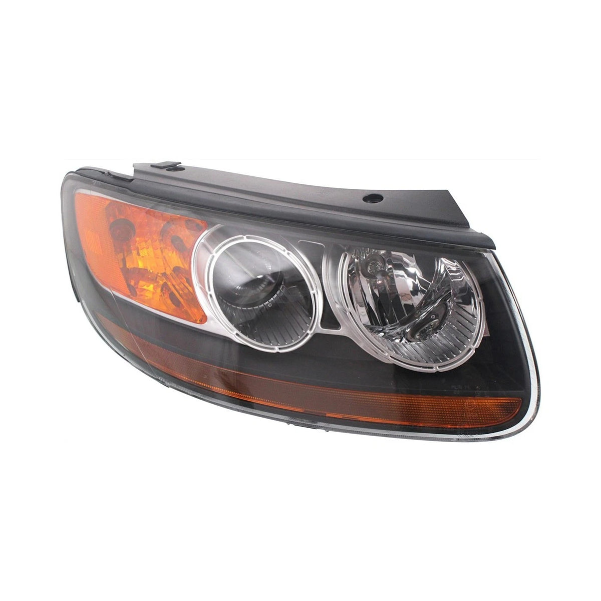 Set of 2 Halogen Headlights for Hyundai Santa Fe (2007–2008) w/ Bulbs