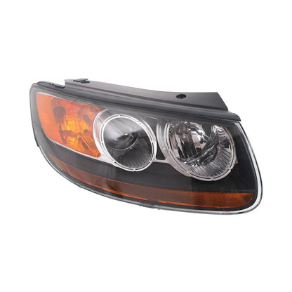 Set of 2 Halogen Headlights for Hyundai Santa Fe (2007–2008) w/ Bulbs
