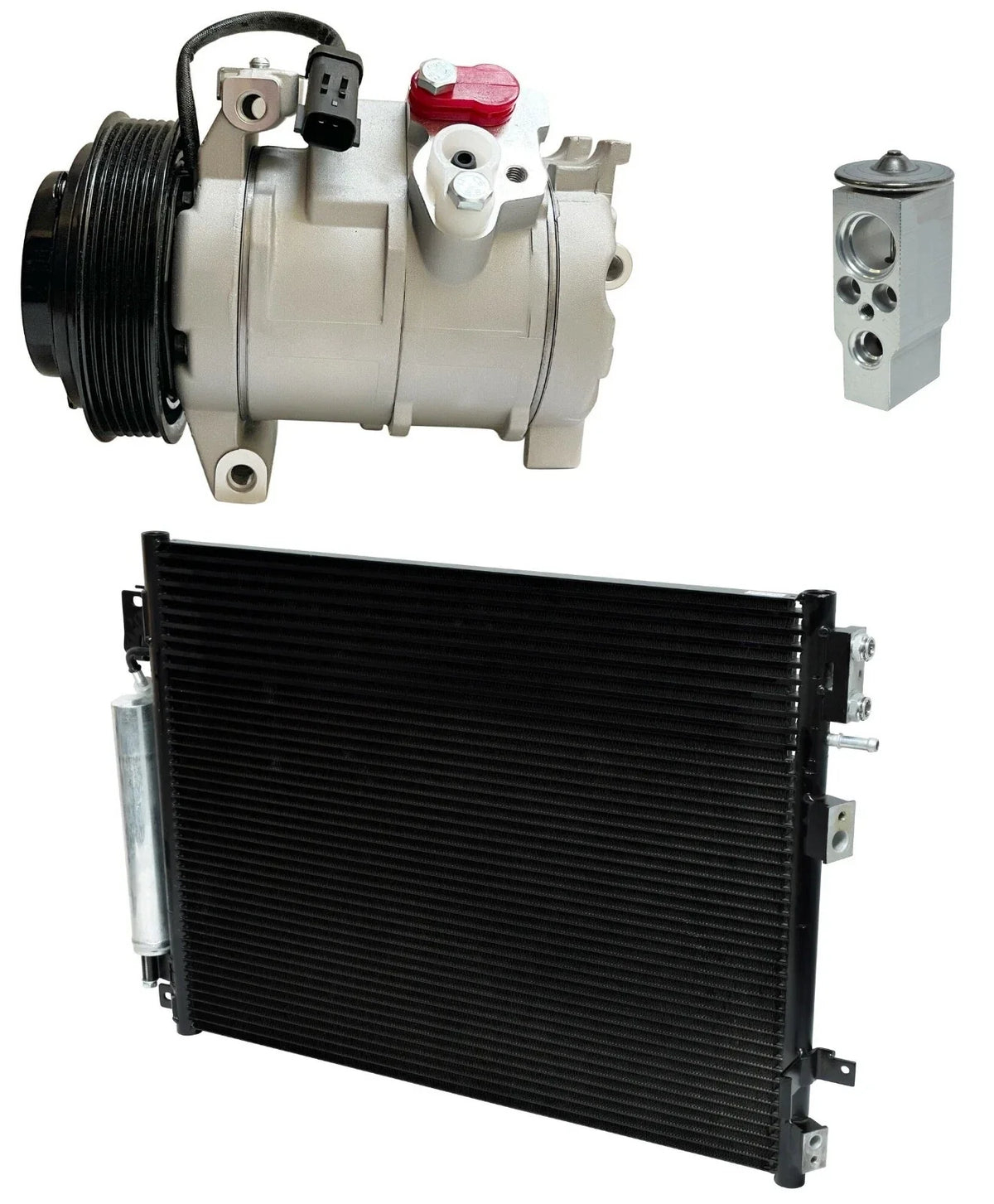 AC Compressor Kit With Condenser for Dodge Challenger 3.5L (2009–2009)