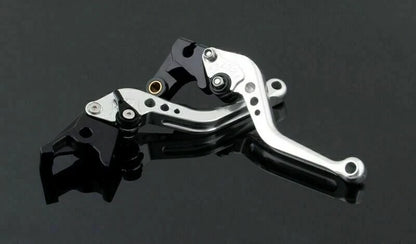Brake Clutch Levers Set for Suzuki B-King 2008-2011 - Short Silver