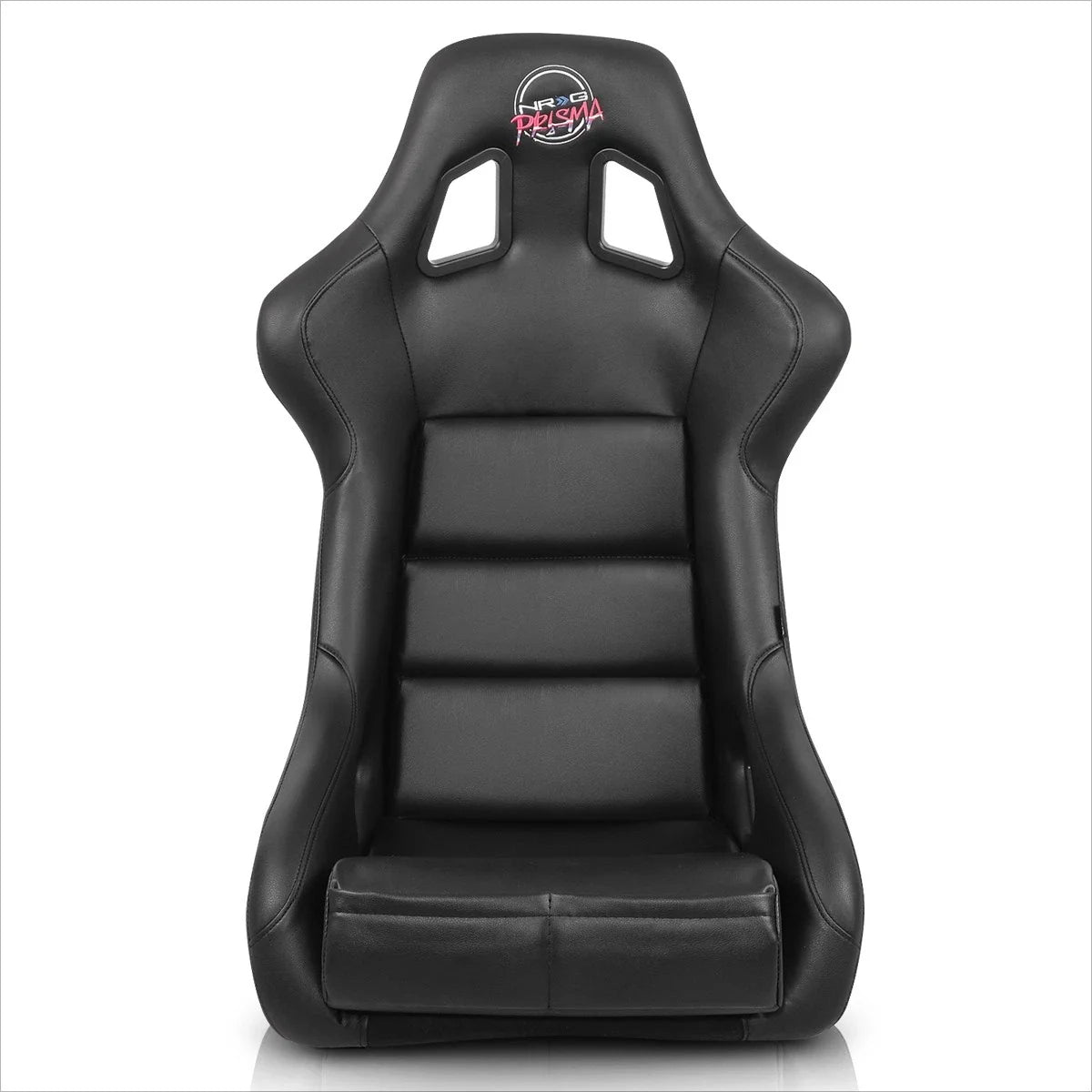 NRG FRP-302BK-V Fixed Back Bucket Seat for Universal Fit (Large Size)