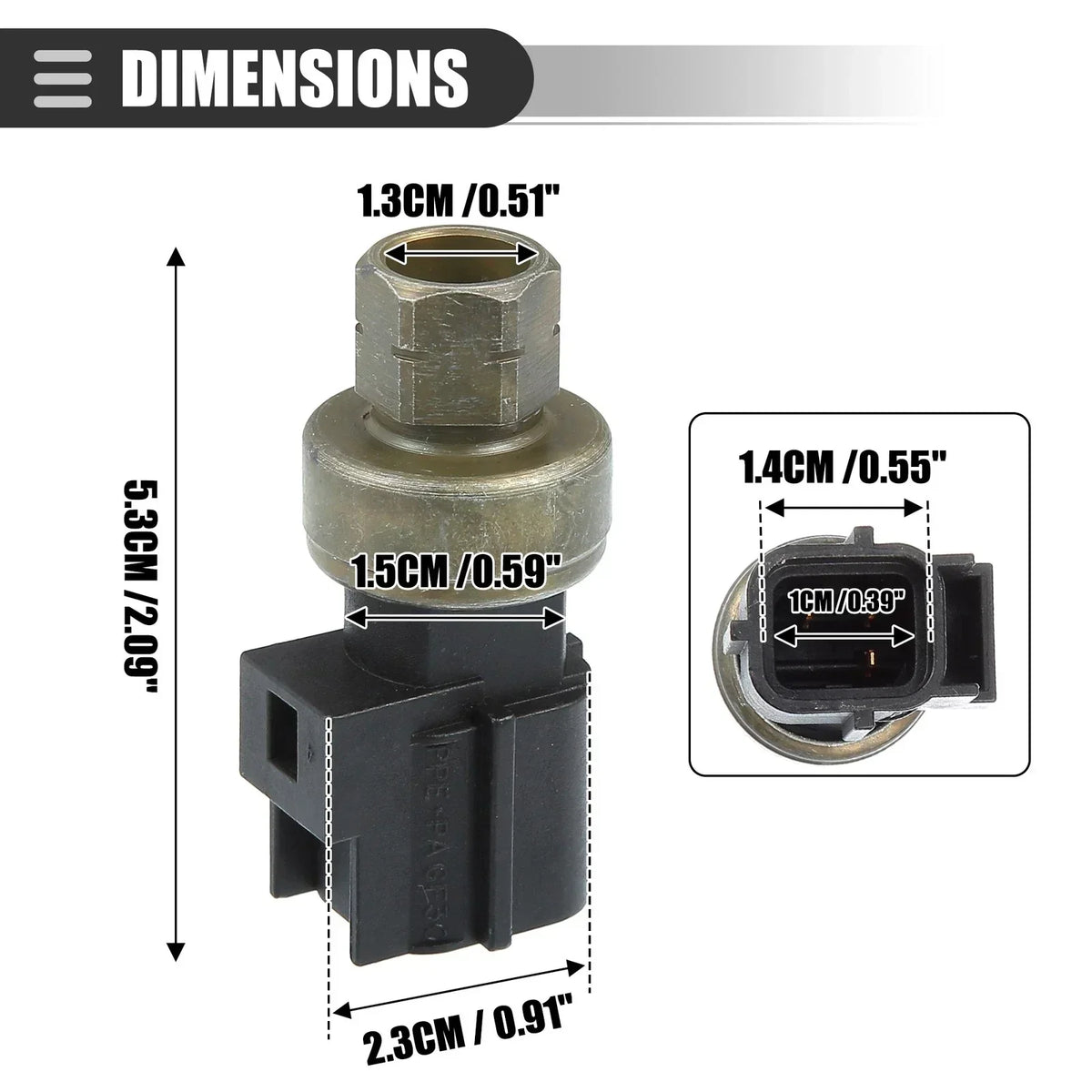 A/C Transducer Valve for Dodge Models 2006 to 2010
