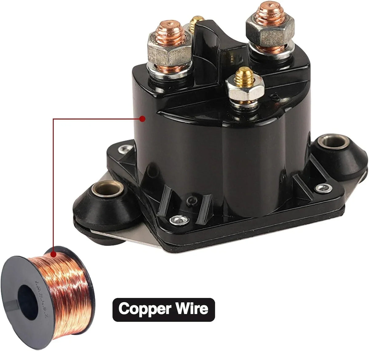 Solenoid 89-817109A1 for Mercury Marine (1989-1999)