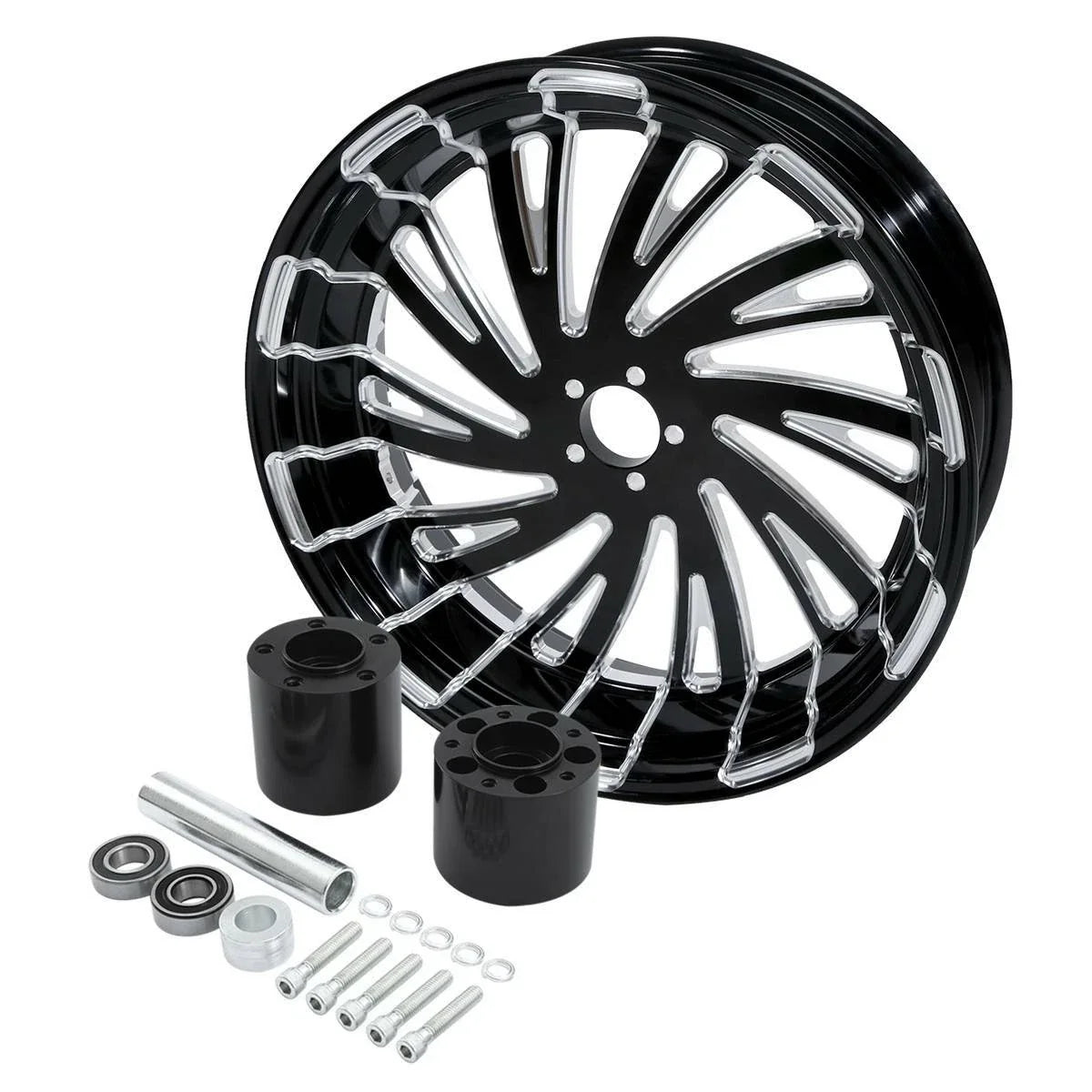 26" Front and 18" Rear Wheels Rims Set for Harley Touring 2009-2023