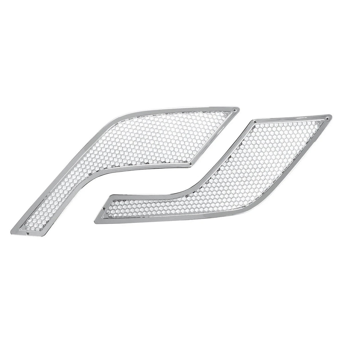 Set of 2 Chrome Hood Side Vent Grilles for Volvo VNL (2004–2016)