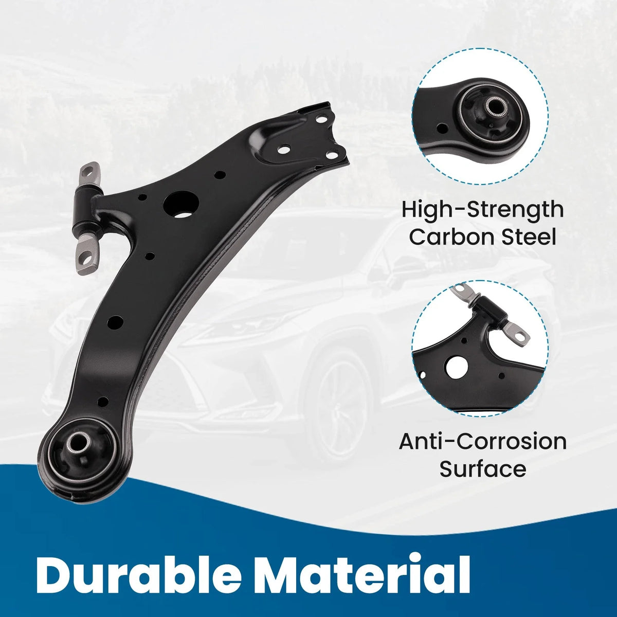 Front Control Arm Lower Right for Lexus RX450H RX350 2010-2020