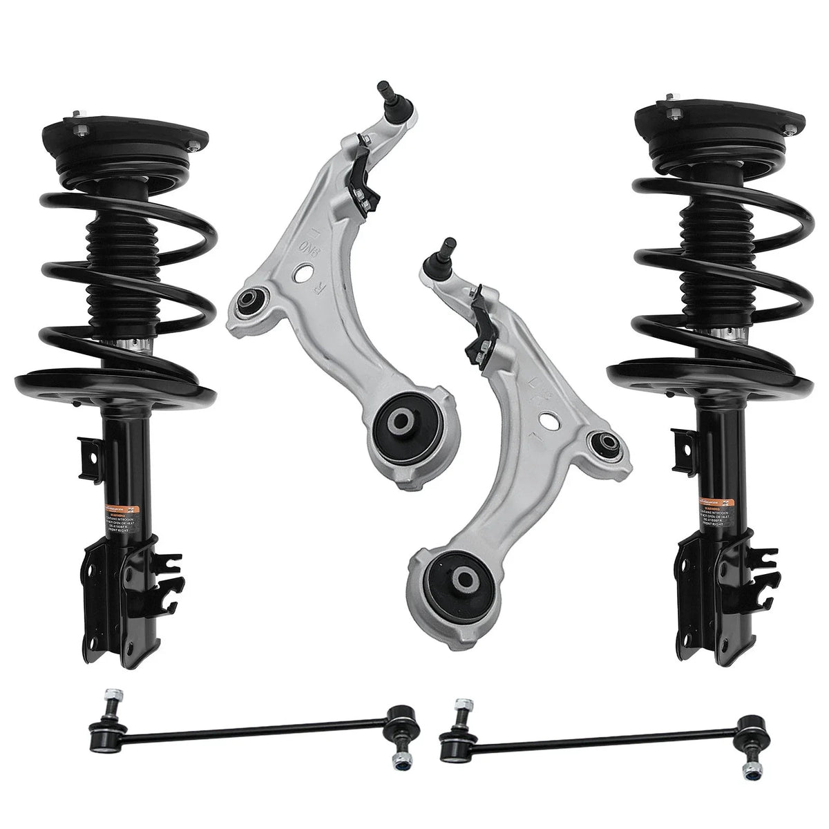 Set of 6 Front Struts with Control Arms for Nissan Maxima (2009–2014)