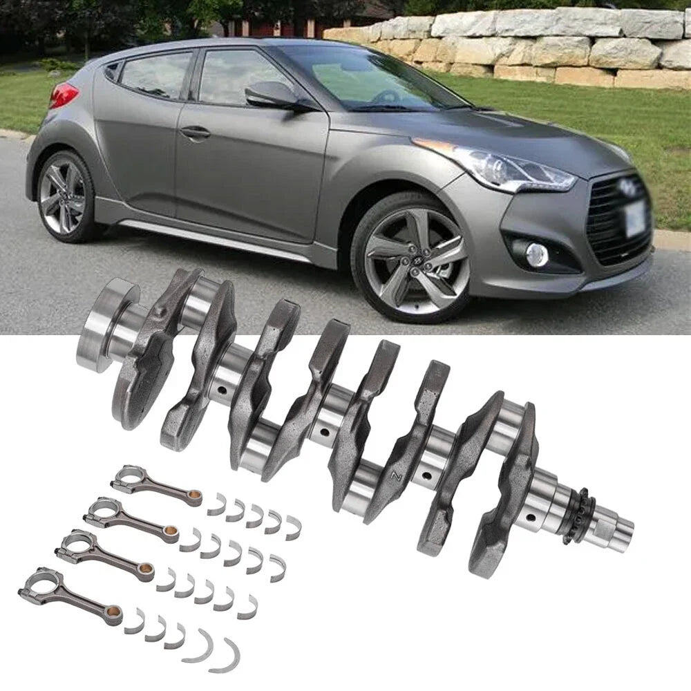 Crankshaft & Connecting Rod & Bearing Set for Hyundai Tucson Kia (Turbo)