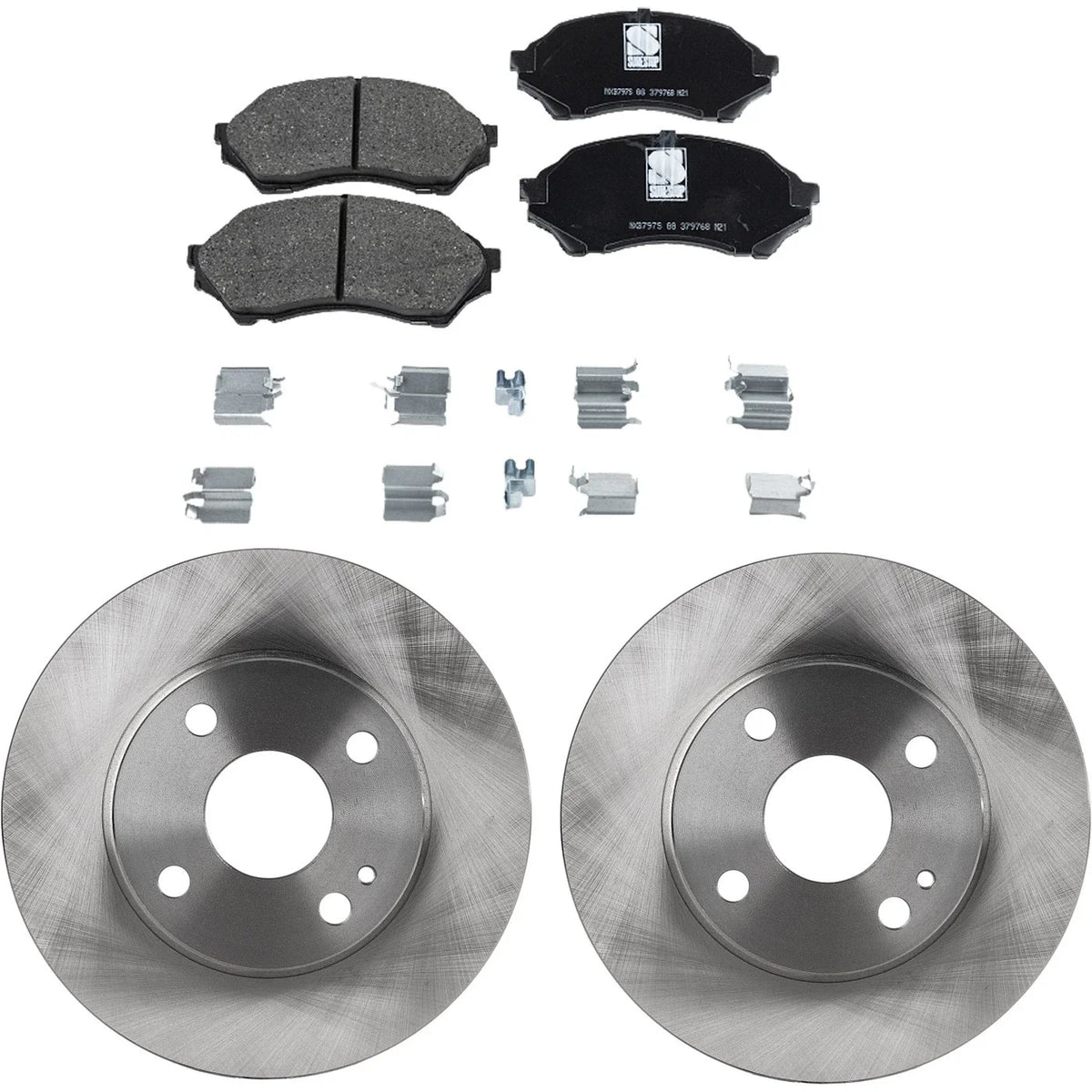 Front Brake Disc Rotors and Pads Kit for Mazda Protege (1999–2001)