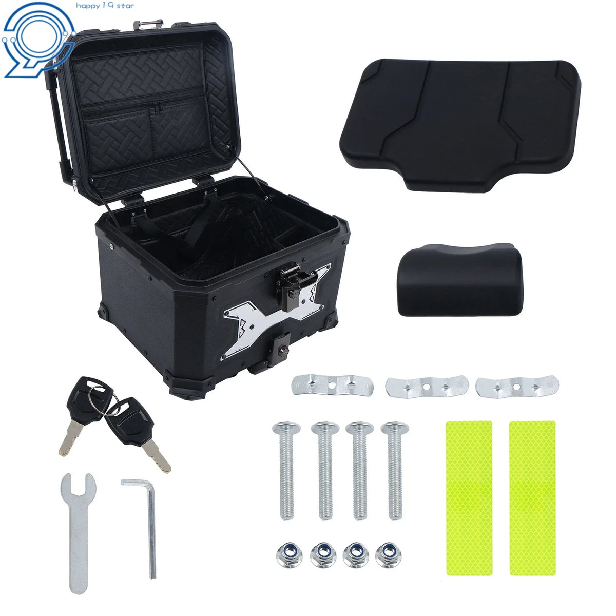 45L Aluminum Motorcycle Top Case for Universal Models (2010–2023)