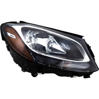 Right Headlight for Mercedes Benz C300 (2015–2018) Halogen w/ Bulb