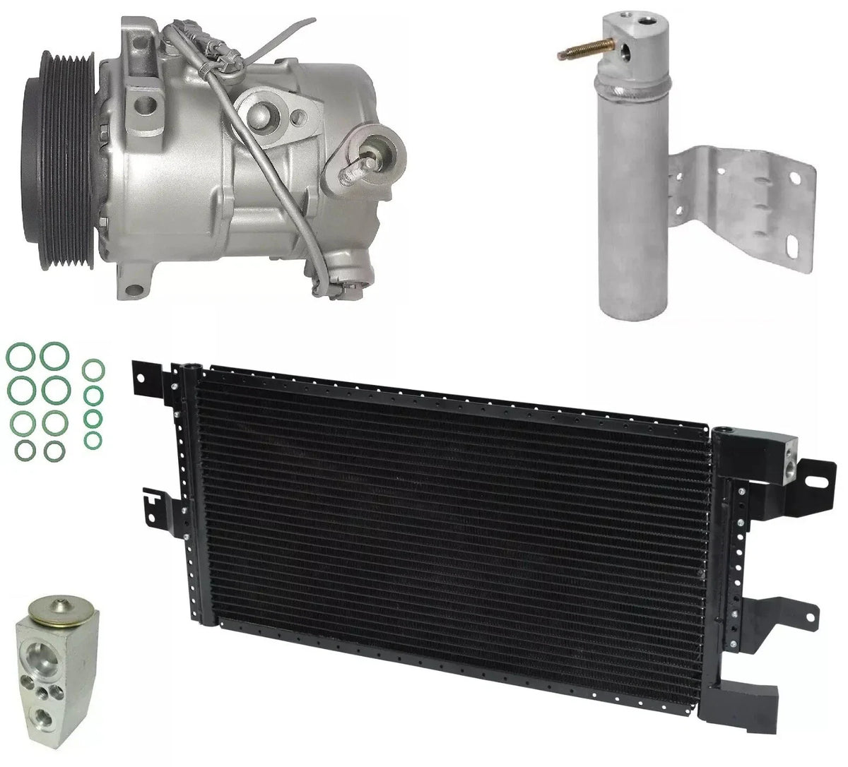 AC Compressor Kit with Condenser for Jeep Patriot 2.4L (2012–2016)