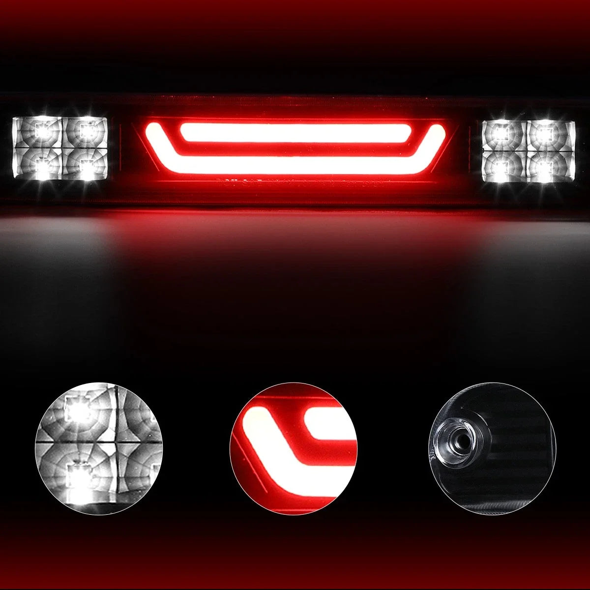 3D LED Bar 3rd Tail Brake Light for Colorado/Canyon (2004–2012)