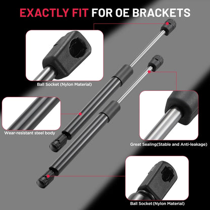 Rear Trunk Lid Lift Struts Pair for Chevrolet Cobalt 2005-2007