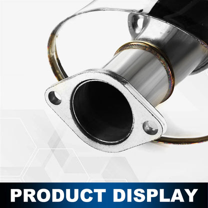 Catback Exhaust System with 4" Stainless Muffler Tip for 2006-2009 Eclipse