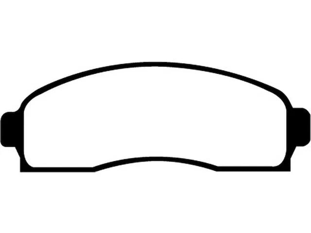 Front Brake Pad Set for Mazda B2300 (2003–2009) NB375GD