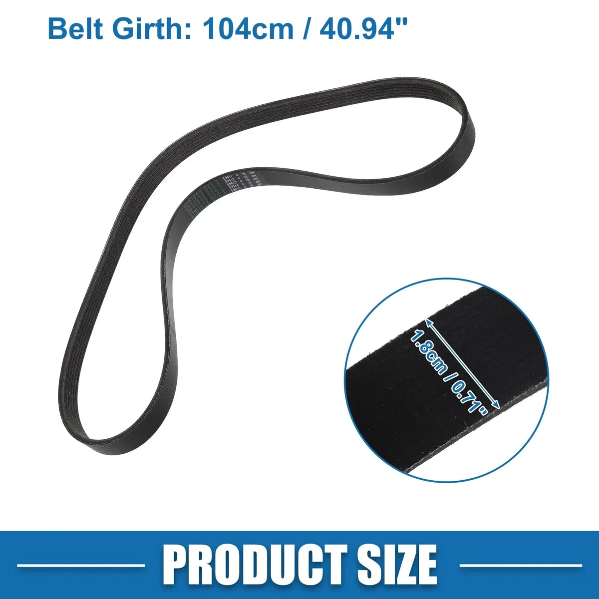 2 Car Serpentine Belts for 2005 Lexus RX 330 Base