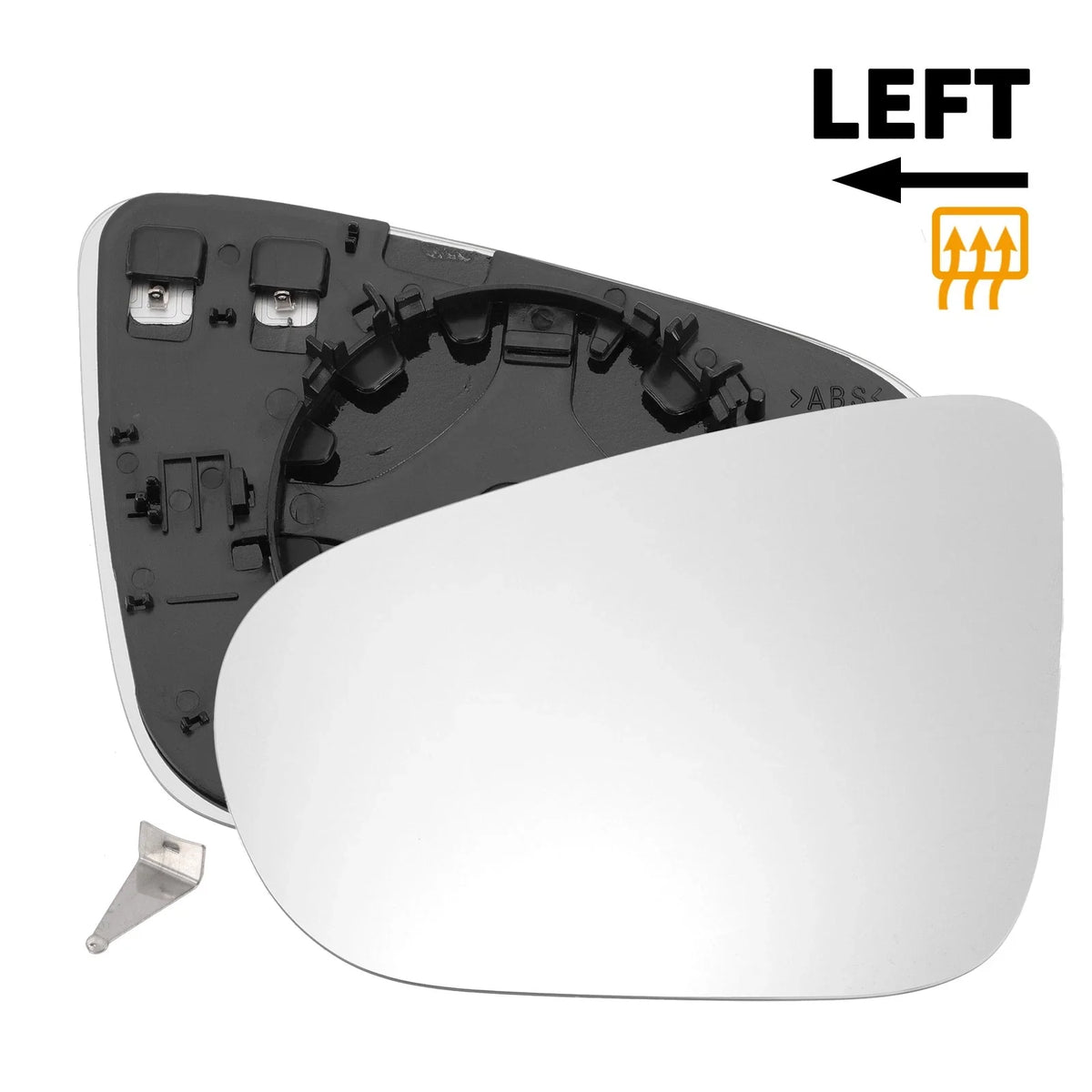 Heated Left Side Mirror Glass for Volkswagen Golf Mk6 (2009–2013)