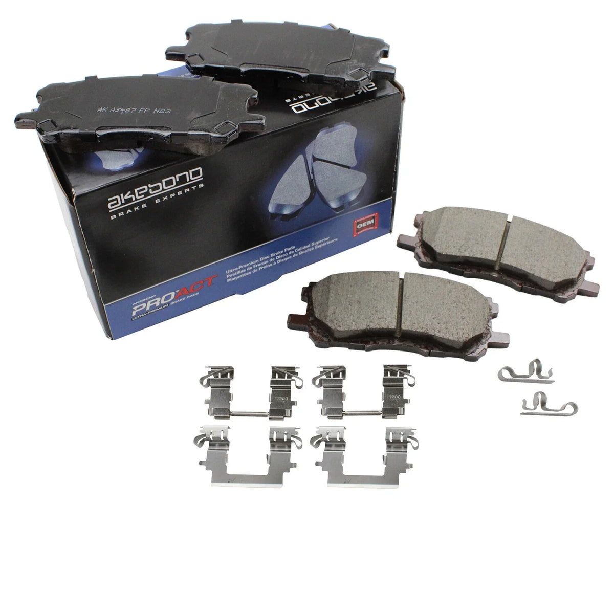Akebono ProACT Front Brake Pads for Lexus RX330 2004-2006 - Set of 4