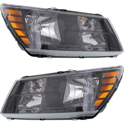 Headlight Lamp Set of 2 for Dodge (CH2503265, CH2502265)