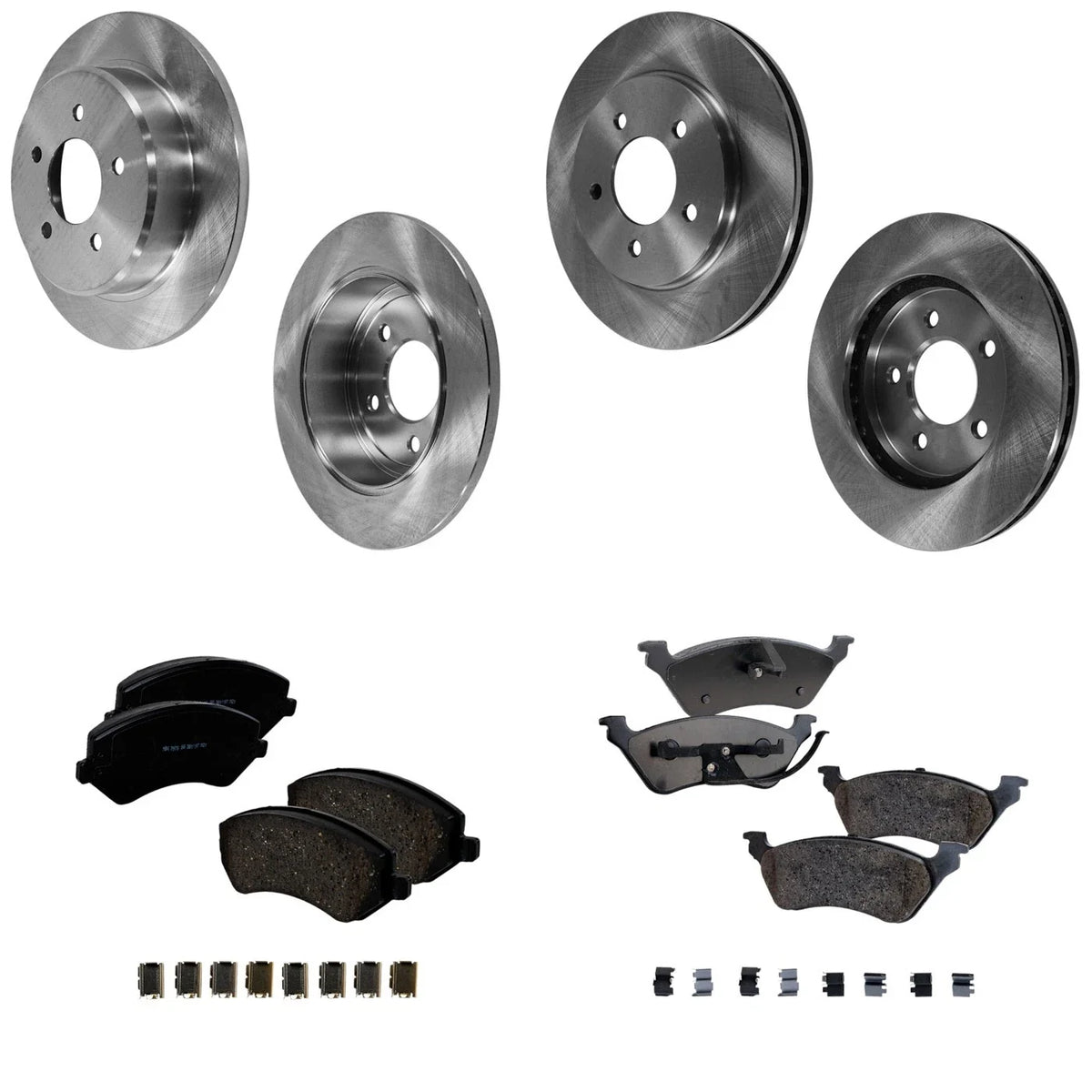 2001 Dodge Grand Caravan Brake Pad and Disc Kit